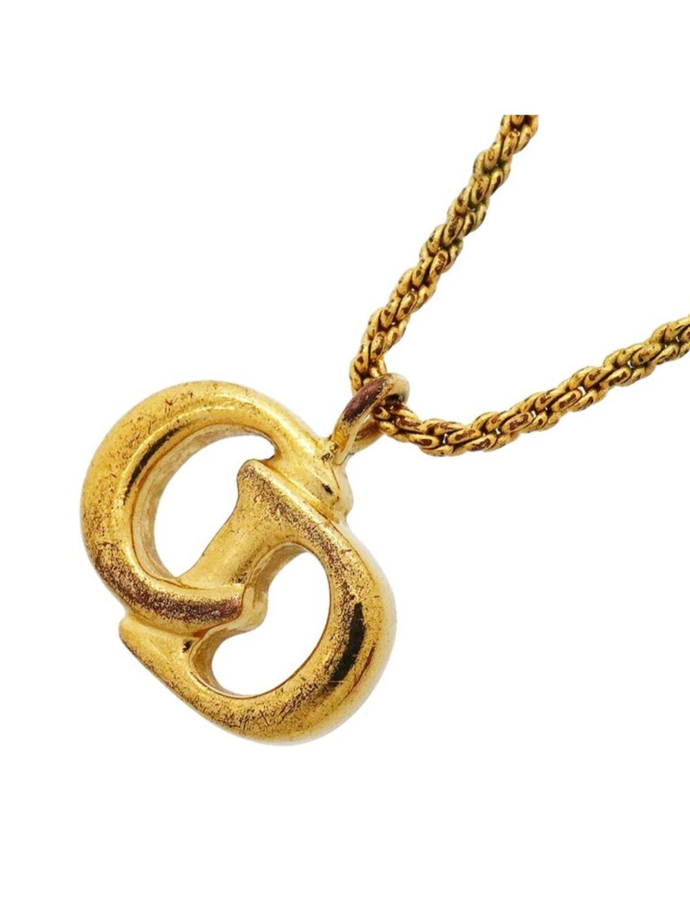 Dior Necklace CD Logo Gold Plated